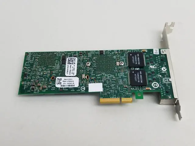 Alt view image 4 of 9 - Dell HM9JY Gigabit Ethernet Card