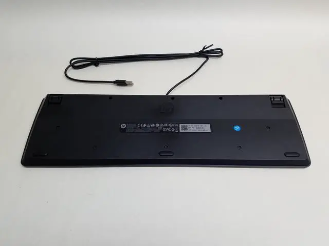 Alt view image 4 of 9 - New HP 803181-001 Wired USB Slim Keyboard