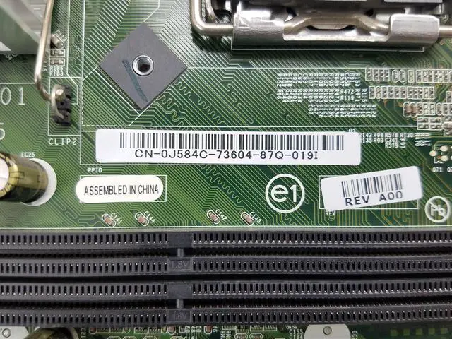 Alt view image 4 of 7 - Dell J584C Vostro 410 LGA 775/Socket T DDR2 SDRAM Desktop Motherboard