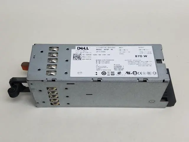 Alt view image 2 of 5 - Dell 3257W  870 Watt Redundant Power Supply For Poweredge R710 T610