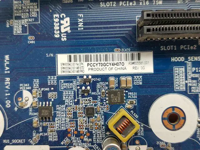 Alt view image 6 of 8 - Hp 655581-001 System Board For Z220 Convertible Minitower Cmt Workstation