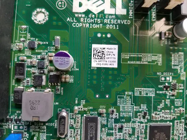Alt view image 5 of 6 - Dell Pttt9 System Board For Lga2011 W O Cpu Precision Workstation T3600