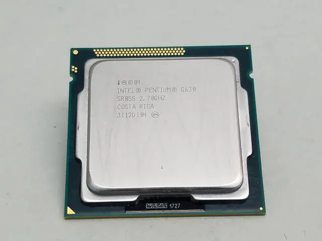 Alt view image 7 of 9 - Intel Pentium Dual-Core G630 2.7GHz 5 GT/s LGA 1155/Socket H2  SR05S