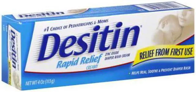 Alt view image 3 of 9 - Desitin Rapid Relief Diaper Rash Cream - 4 oz