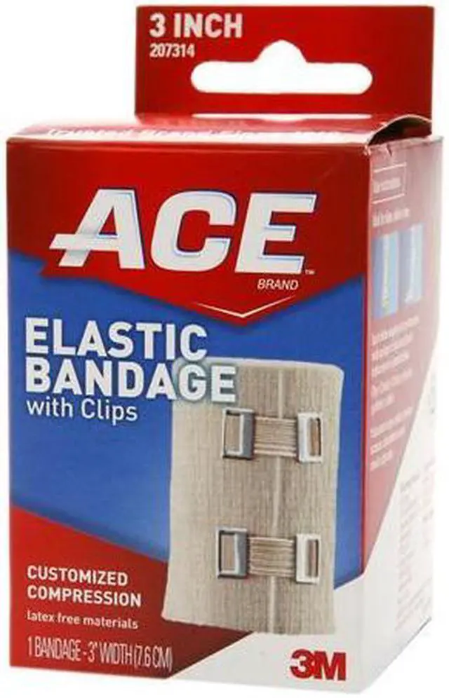Alt view image 3 of 9 - Ace Elastic Bandage with Clips 3 Inch