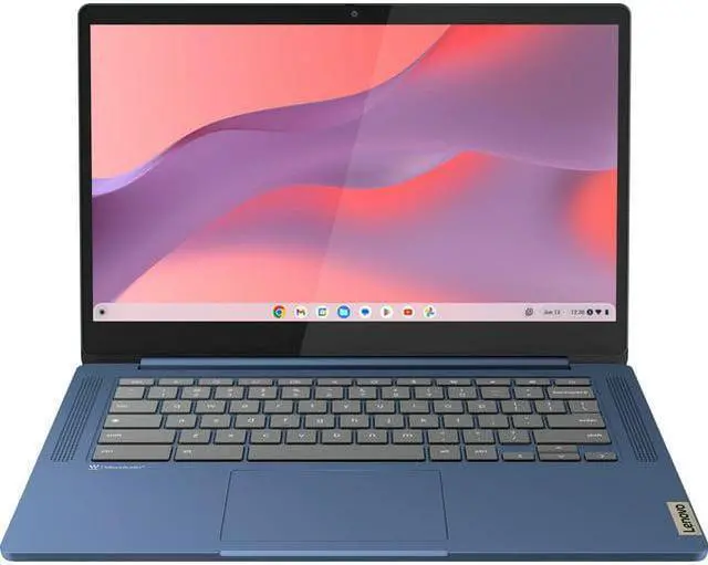 Alt view image 7 of 11 - Lenovo - Slim 3 Chromebook 14" FHD Touch-Screen Laptop - MediaTek Kompanio 520 - 4GB Memory - 64GB eMMC - Abyss Blue
Notebook