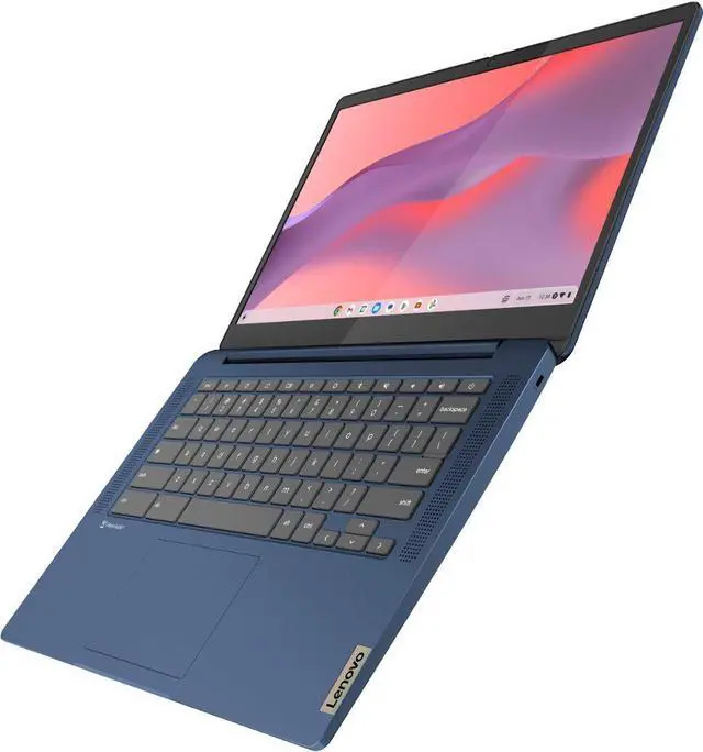 Alt view image 11 of 11 - Lenovo - Slim 3 Chromebook 14" FHD Touch-Screen Laptop - MediaTek Kompanio 520 - 4GB Memory - 64GB eMMC - Abyss Blue
Notebook
