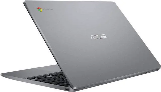 Alt view image 2 of 20 - Asus Chromebook 11.6" Laptop (Intel Celeron, 4GB RAM, 16GB eMMC, Chrome OS) - Gray (CX22NA-BCLN4)
