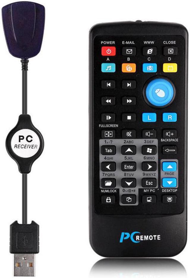 Mini Wireless Usb Pc Laptop Remote Control Media Center Controller 