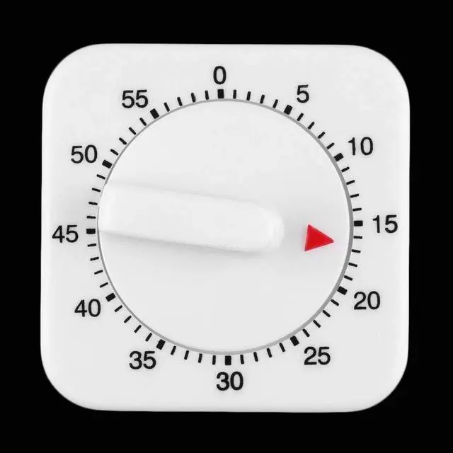 Alt view image 2 of 6 - Square 60 Minute Mechanical Kitchen Cooking Timer Food Preparation Baking