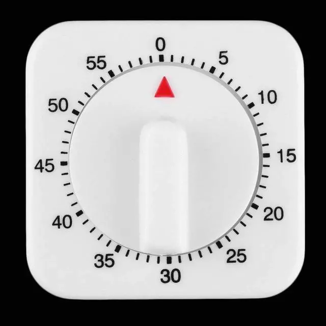 Alt view image 3 of 6 - Square 60 Minute Mechanical Kitchen Cooking Timer Food Preparation Baking