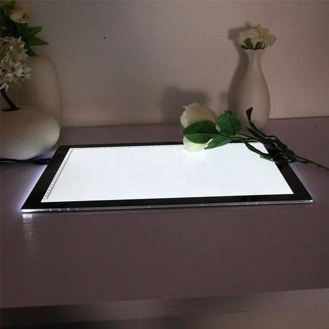Alt view image 5 of 7 - 19" A3 LED Art Stencil Board Light Box Artist Tracing Drawing Board Pad Table