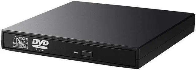 Alt view image 2 of 7 - External DVD ROM Optical Drive USB 2.0 CD/DVD-ROM CD-RW Slim Reader/Burner