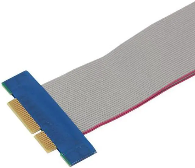 Alt view image 6 of 6 - PCI-E 4X Riser Card Extender Flex Extension Cable Ribbon Adapter Converter PCI Express 4X Slot Cable Connector New Promotion