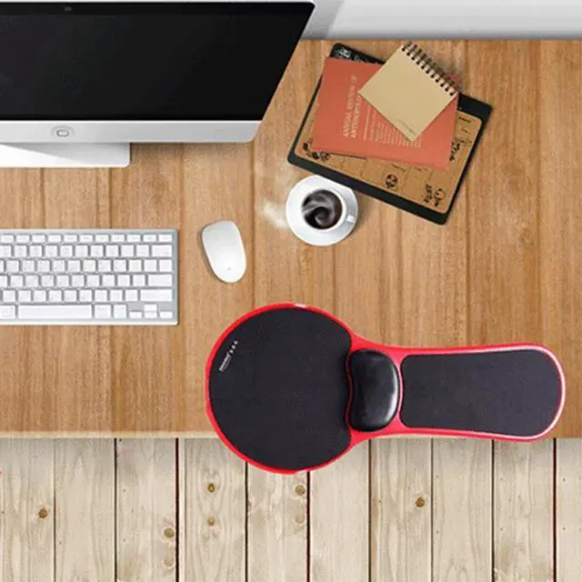 Alt view image 2 of 6 - Ergonomic Desk Attachable Computer Table Arm Support Mouse Pad Arm Wrist Rest Pad Mat Hand Shoulder Protect Pad Chair Extender