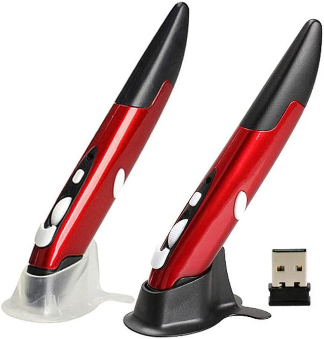 Optical Pen Computer Hot Sale New Mini USB 2.4GHz Wireless Optical Pen Air Mouse Adjustable ...