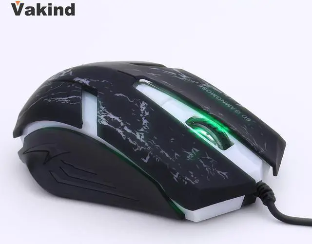 Alt view image 5 of 6 - Professional Gaming mouse Optical Wired Mouse Adjustable DPI 6 Buttons 7 color Light Plug  &  Play For Pro Gamer