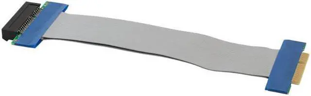 Alt view image 4 of 6 - PCI-E 4X Riser Card Extender Flex Extension Cable Ribbon Adapter Converter PCI Express 4X Slot Cable Connector New Promotion