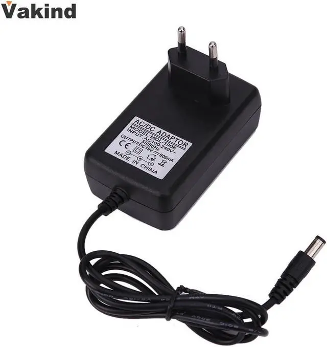 Alt view image 3 of 6 - 1Pcs AC to DC 5.5mmx2.5mm 19V 600mA Switching Power Supply Adapter for Sweep Cleaner Robot Vacuum Cleaner EU/US Plug