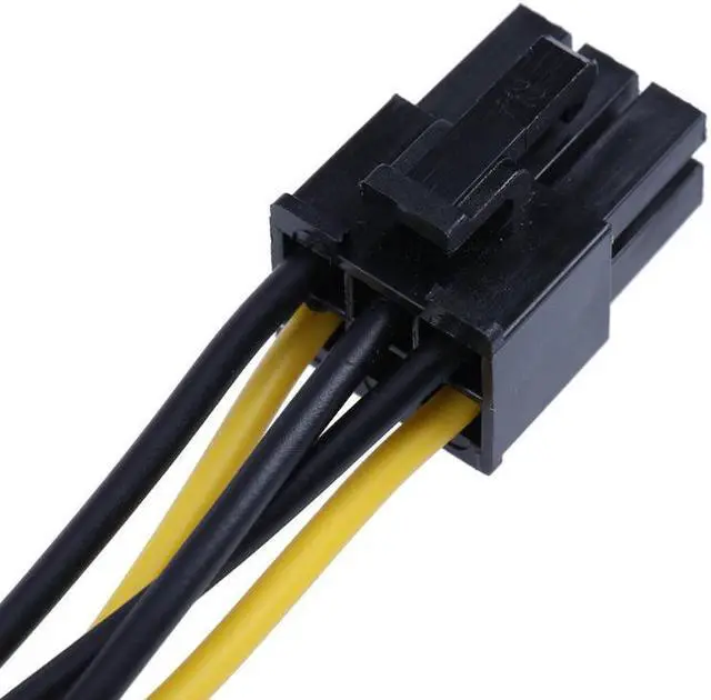 Alt view image 4 of 6 - SATA 15Pin Male Port to 557 6Pin Power Supply Cable Graphic Cards Power Cable Cord Extension Cables for BTC mining
