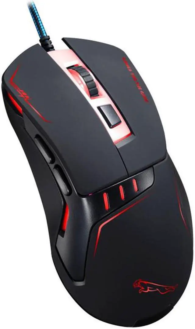 Alt view image 6 of 6 - Professional USB Wired 5500DPI Resolution 6 Buttons Mouse Support LED Gaming Mouse For PC Laptop Retail Package