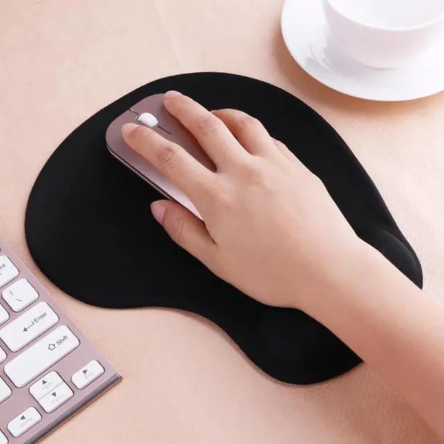 Alt view image 3 of 6 - Mouse Pads 3D With Wrist Rest Support Mouse Pad Silicone Gel Hand PU Anti-slip Hand Pillow Memory Cotton Gaming Mouse Pad Mat