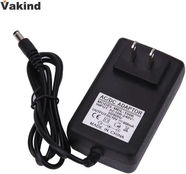 Alt view image 2 of 6 - 1Pcs AC to DC 5.5mmx2.5mm 19V 600mA Switching Power Supply Adapter for Sweep Cleaner Robot Vacuum Cleaner EU/US Plug