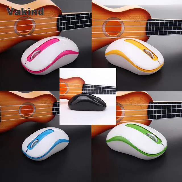 Alt view image 2 of 6 - 2.4GHz Wireless Optical Mouse Gaming Mouse 16 wireless working channels with USB 2.0 Receiver 5 Colors For PC Laptop