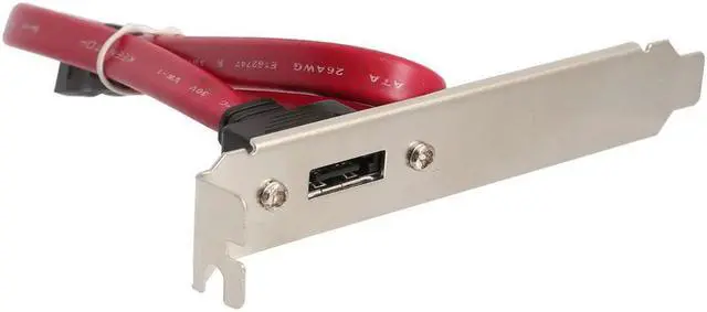 Alt view image 3 of 3 - SATA to eSATA Port w/ PCI Bracket & 18" Internal SATA Cable - MC18PCIx1 (2-pack)