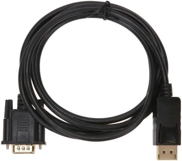 Alt view image 5 of 5 - 1.8m Thunderbolt Mini Display Port to VGA Adapter Cable Male to Male Mini DP to VGA Adapter Converter Cord Wire for Macbook