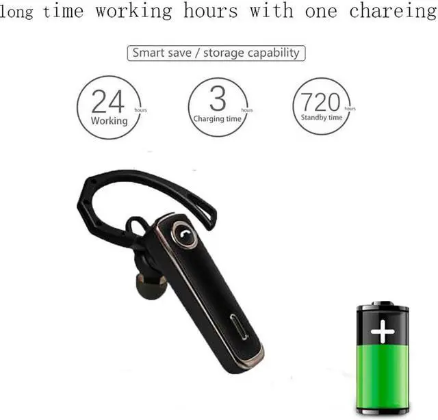Alt view image 2 of 6 - Wireless Bluetooth Earphone Stereo Earbud Headset bluetooth V5.0 24 Hours Woring Time Headphone With Mic For xiaomi iphone