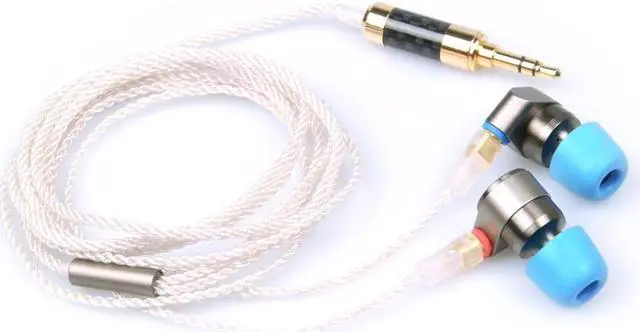 Alt view image 4 of 6 - Audio T2 3.5mm In Ear Earphone Double Dynamic Drive HIFI Earphone Bass DJ Metal Earphone MMCX Detachable Headset T515/T1