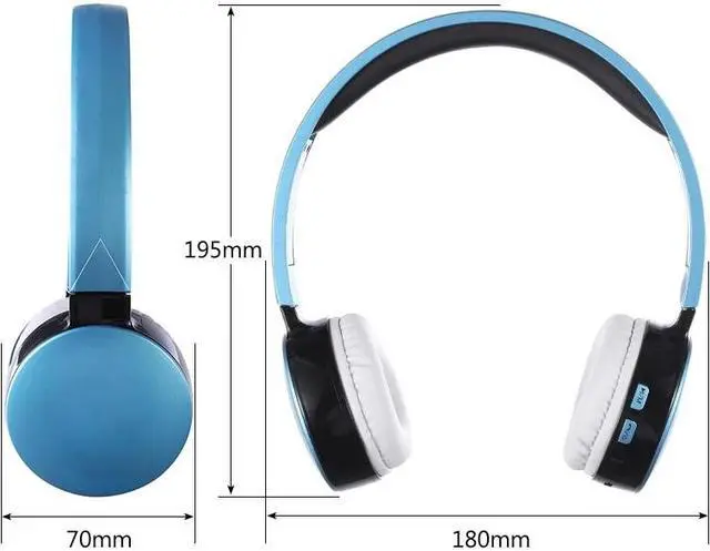 Alt view image 3 of 6 - Bluetooth Headset Wireless Headphones Stereo Sport Earphone Microphone Gaming Cordless Auriculares Audifonos