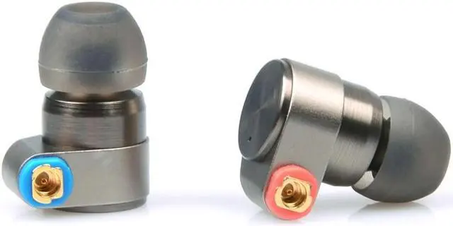 Alt view image 2 of 6 - Audio T2 3.5mm In Ear Earphone Double Dynamic Drive HIFI Earphone Bass DJ Metal Earphone MMCX Detachable Headset T515/T1