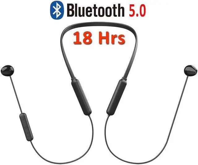 Alt view image 5 of 6 - Music Bluetooth Earphone Wireless Headphones Fast Charging HIFI IPX5 Waterproof Sports Headset V5.0+EDR with HD Mic