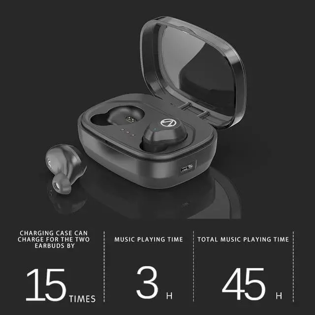 Alt view image 3 of 6 - IPX7 Waterproof Wireless Earphone Bluetooth 5.0 Stereo Music Sport Headphone Touch Control TWS Earbuds Mini Headset for Mobile