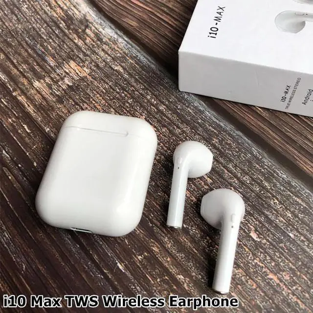 Alt view image 6 of 6 - Wireless Bluetooth i10 max tws pods i10 tws Air Ear Earphones Earbuds Headset with Charging Box for Apple iPhone android