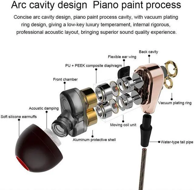 Alt view image 3 of 6 - Four Speakers 6D Surround Sound  Bluetooth Earphones With TF Card Play Stereo Bass Sport Wireless Headphone For Mobile Phone