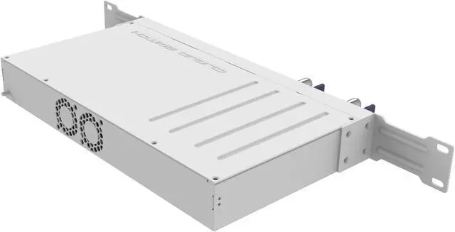Alt view image 3 of 5 - MikroTik CRS504-4XQ-IN Cloud Router Switch 650MHz 4xQSFP28 Compatible with 40G, 25G, 10G, and 1G Fiber Connections.