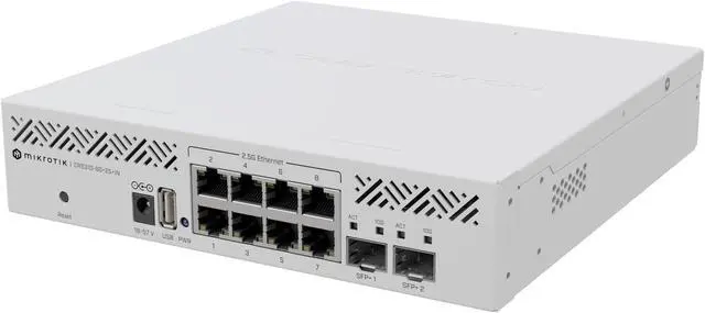 Alt view image 2 of 3 - Mikrotik Switch CRS310-8G+2S+IN 2.5/10 Gigabit combo 256 MB RAM SFP+ ports