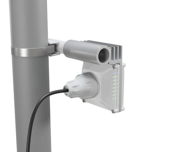 Alt view image 2 of 3 - MikroTik CubeG-5ac60ay-SA-US CubeSA 60Pro ac Sector Antenna, 802.11ay Standard, Dual-Band 60 GHz with 5 GHz Failover, Up to 800m Range, Durable Metal Base, Ideal for Events and PtMP Connectivity