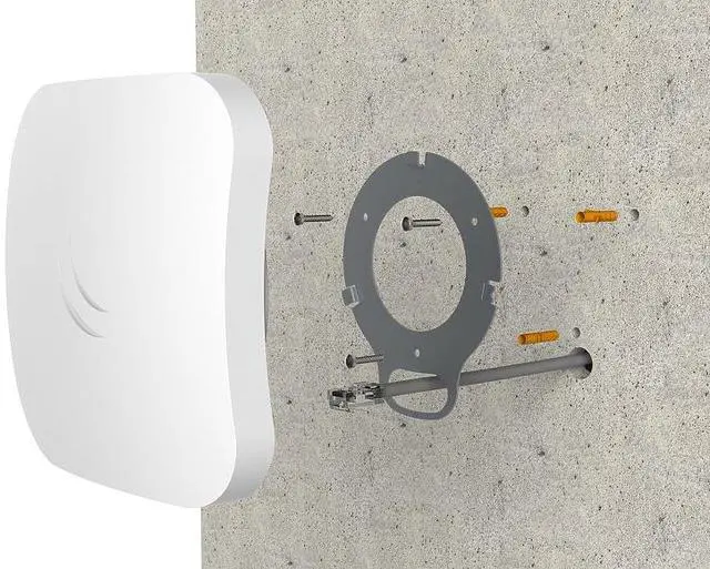 Alt view image 6 of 6 - Mikrotik cAP ac RBcAPGi-5acD2nD powerful wireless access point dual chain 2 GHz 802.11b/g/n and 5 GHz in a/n/?? standards 360 degrees coverage