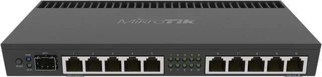 Alt view image 2 of 20 - Mikrotik RB4011iGS+RM 10 port Router with 1x SFP+ 10Gbps port Quad-core 1.4Ghz CPU and Rack Ears