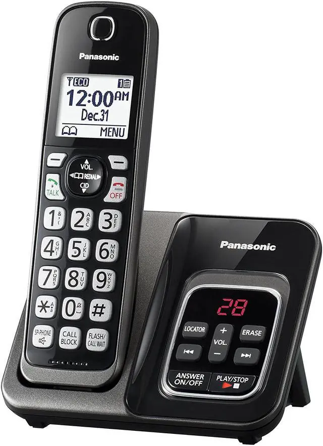 Main image of Panasonic KX-TGD530M Expandable Cordless Phone with Call Block and Answering Machine - 1 Handset