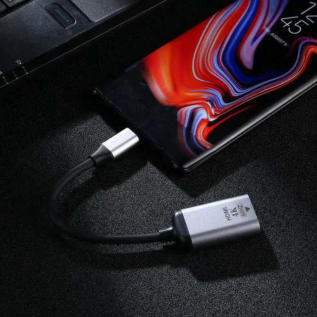 Alt view image 6 of 6 - 4K 60HZ HDMI Female to Type-C / USB-C Male Connecting Adapter Cable