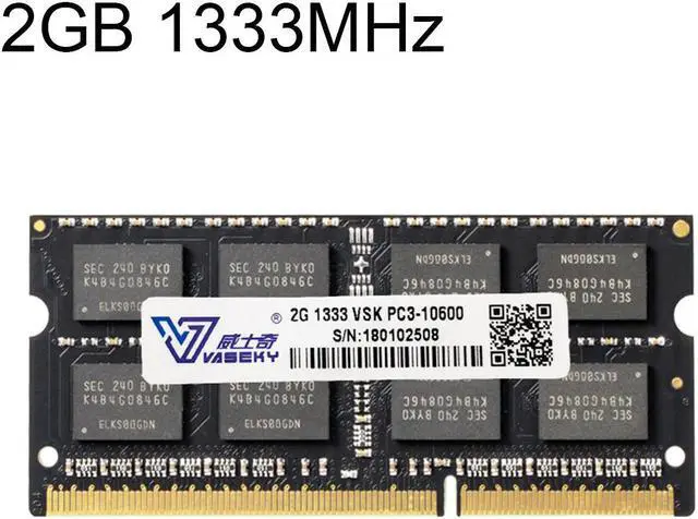 Main image of Vaseky 2GB 1333MHz PC3-10600 DDR3 PC Memory RAM Module for Laptop