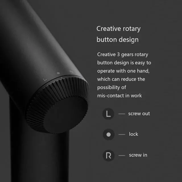 Alt view image 7 of 7 - Original Xiaomi Mijia Cordless Rechargeable Screwdriver With 12 PCS  S2 Screw Bits