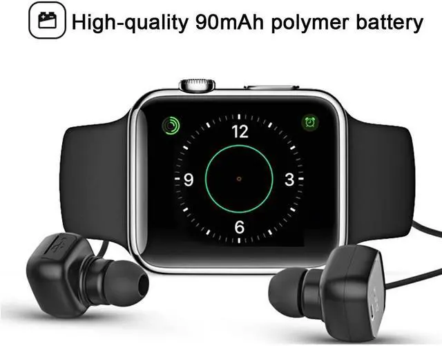 Alt view image 6 of 7 - QCY QY12 Wireless Sport Bluetooth Stereo Earphone with Mic & Smart Magnetic Switch for iPhone, iPad, Samsung, HTC, Sony(White)
