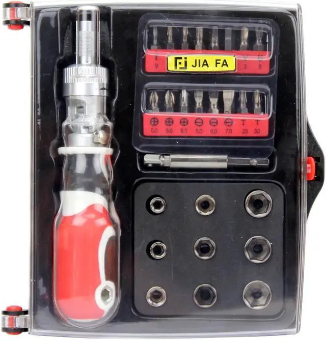 Alt view image 4 of 5 - JF-6095F 27 in 1 Professional Multi-functional Screwdriver Set