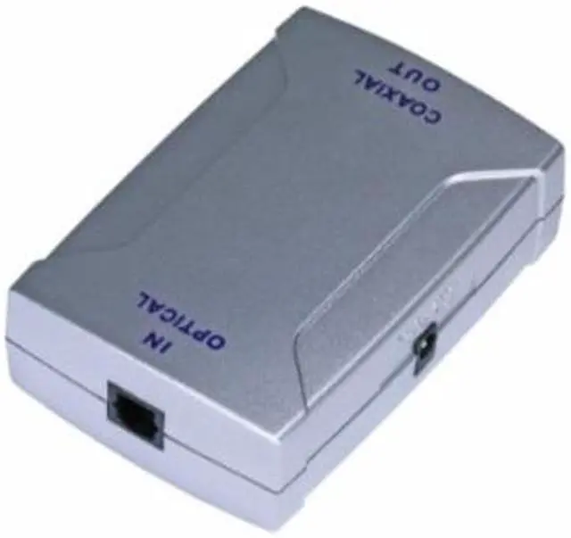 Alt view image 2 of 5 - Monoprice S/PDIF (Toslink) Digital Optical to Digital Coaxial (RCA) Audio Converter